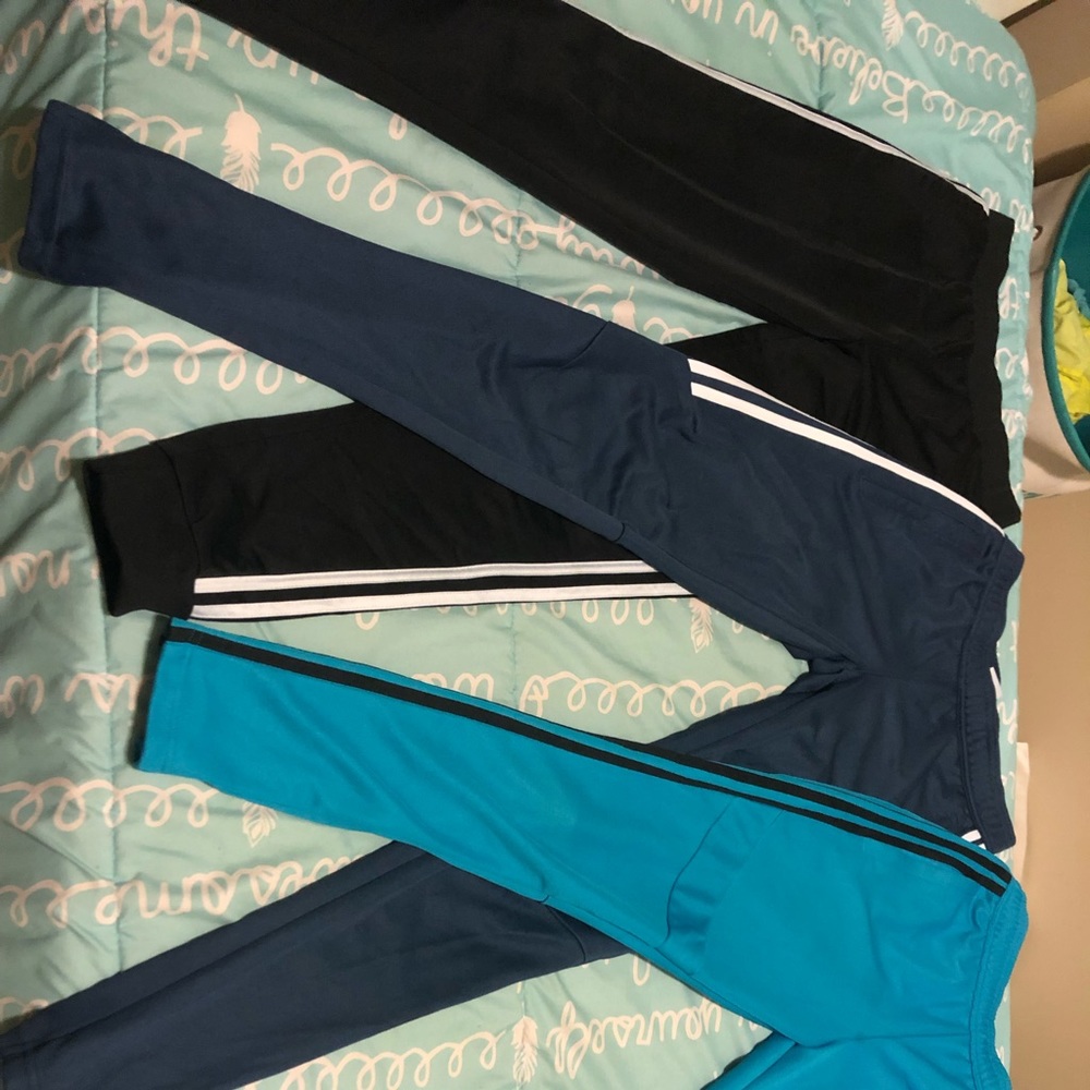 3 pairs of Adidas Pants (slide to see full picture
